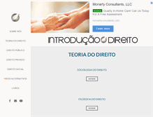 Tablet Screenshot of introducaoaodireito.info